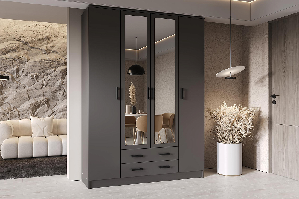 Шкаф Квадро графит