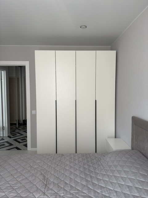 Шкаф 4-х створчатый Тивина графит серый