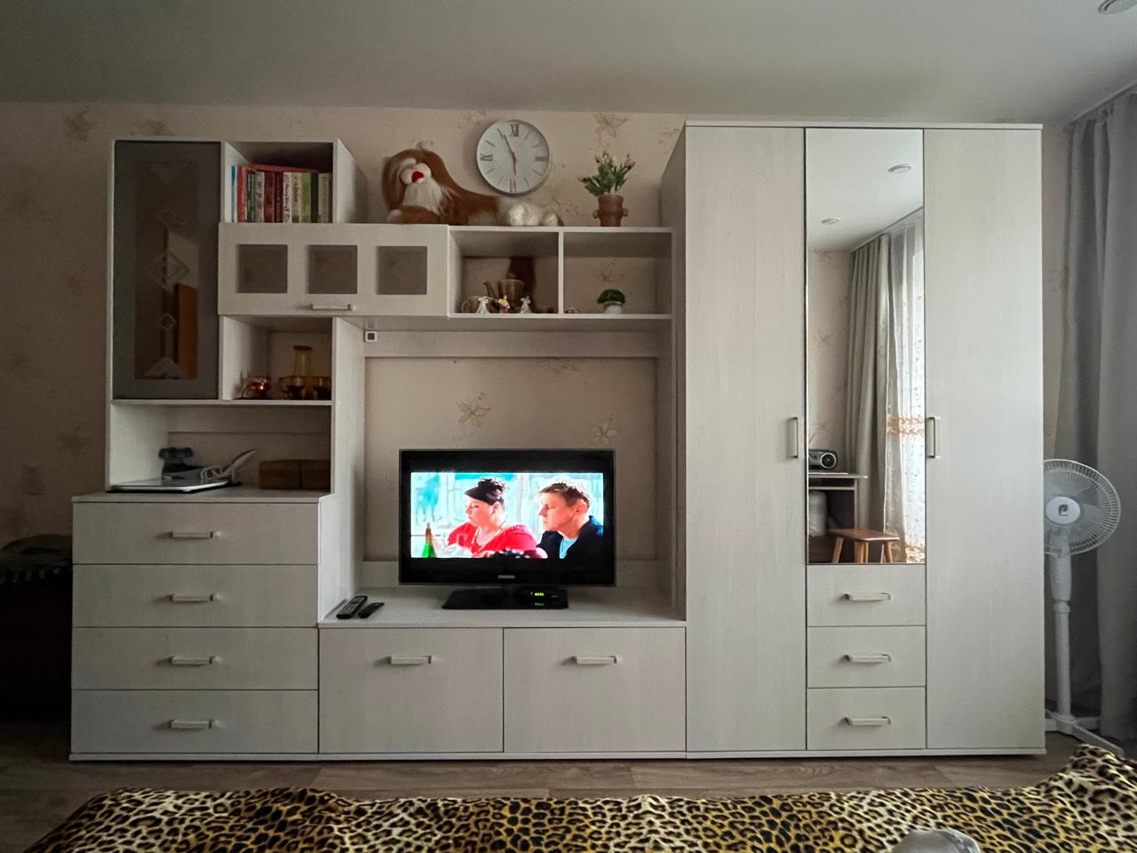 Гостиная Белла №2 ясень белый