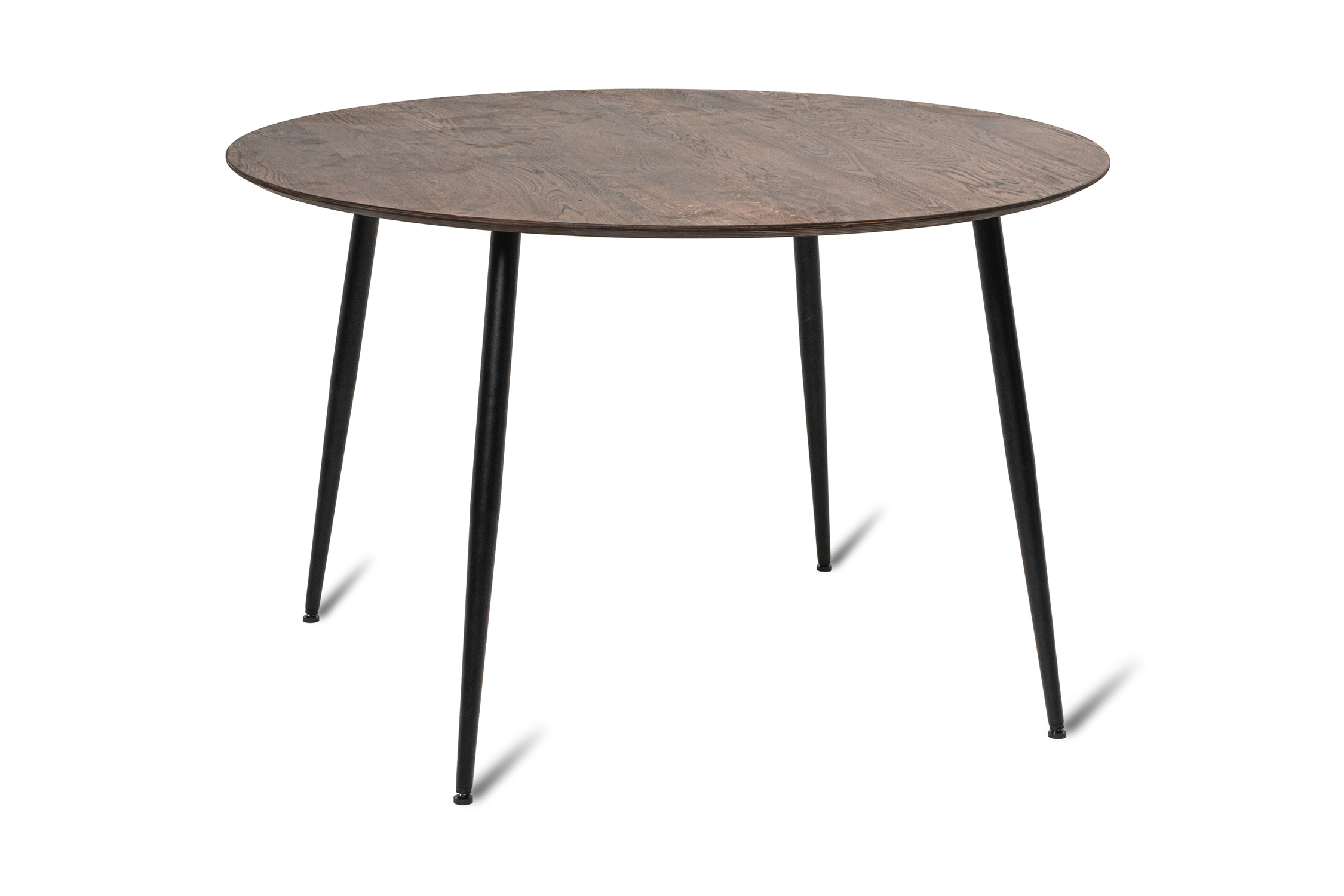 Стол обеденный Леер рустик браун / черный