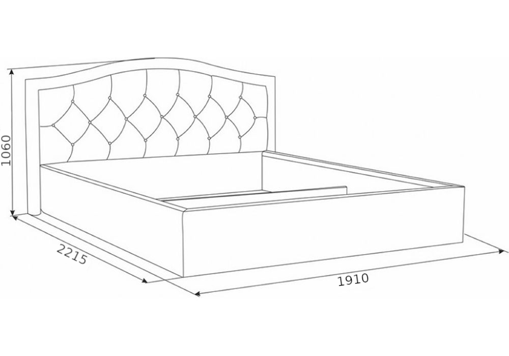 Размеры изголовья двуспальной кровати
