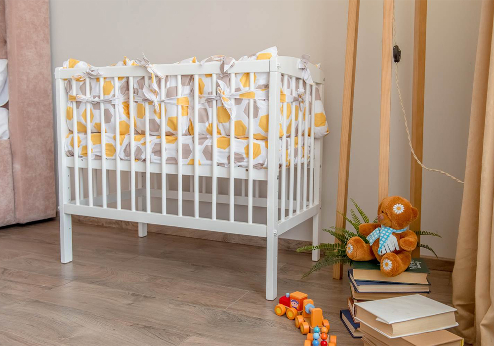 Ограждение к кроватке детской Polini kids Simple 100 белый