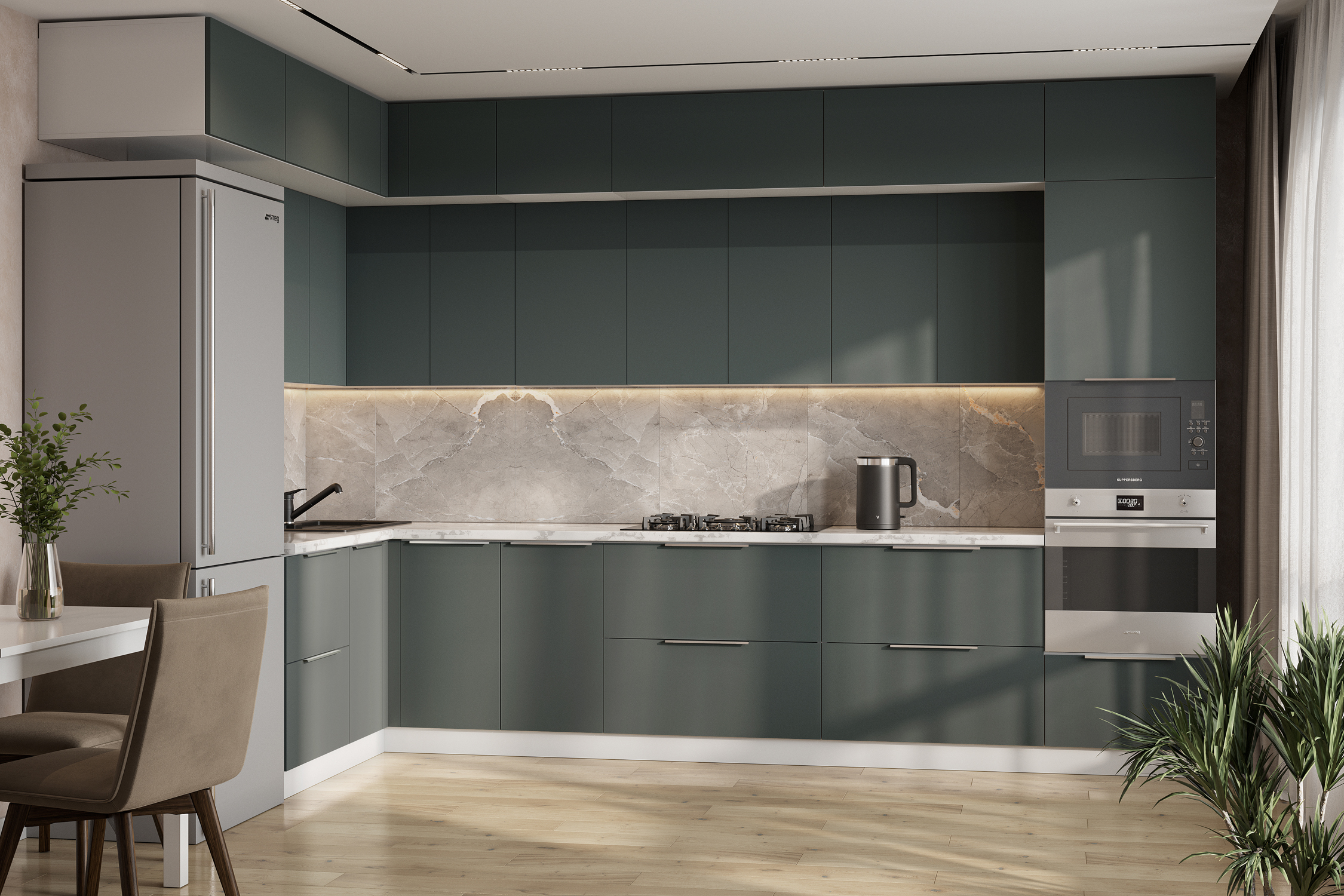 Модульная кухня Монора таежный лес