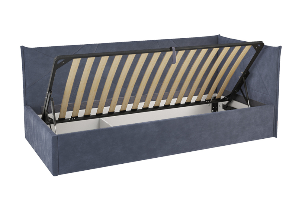 Кровать Квест 0.9 синяя