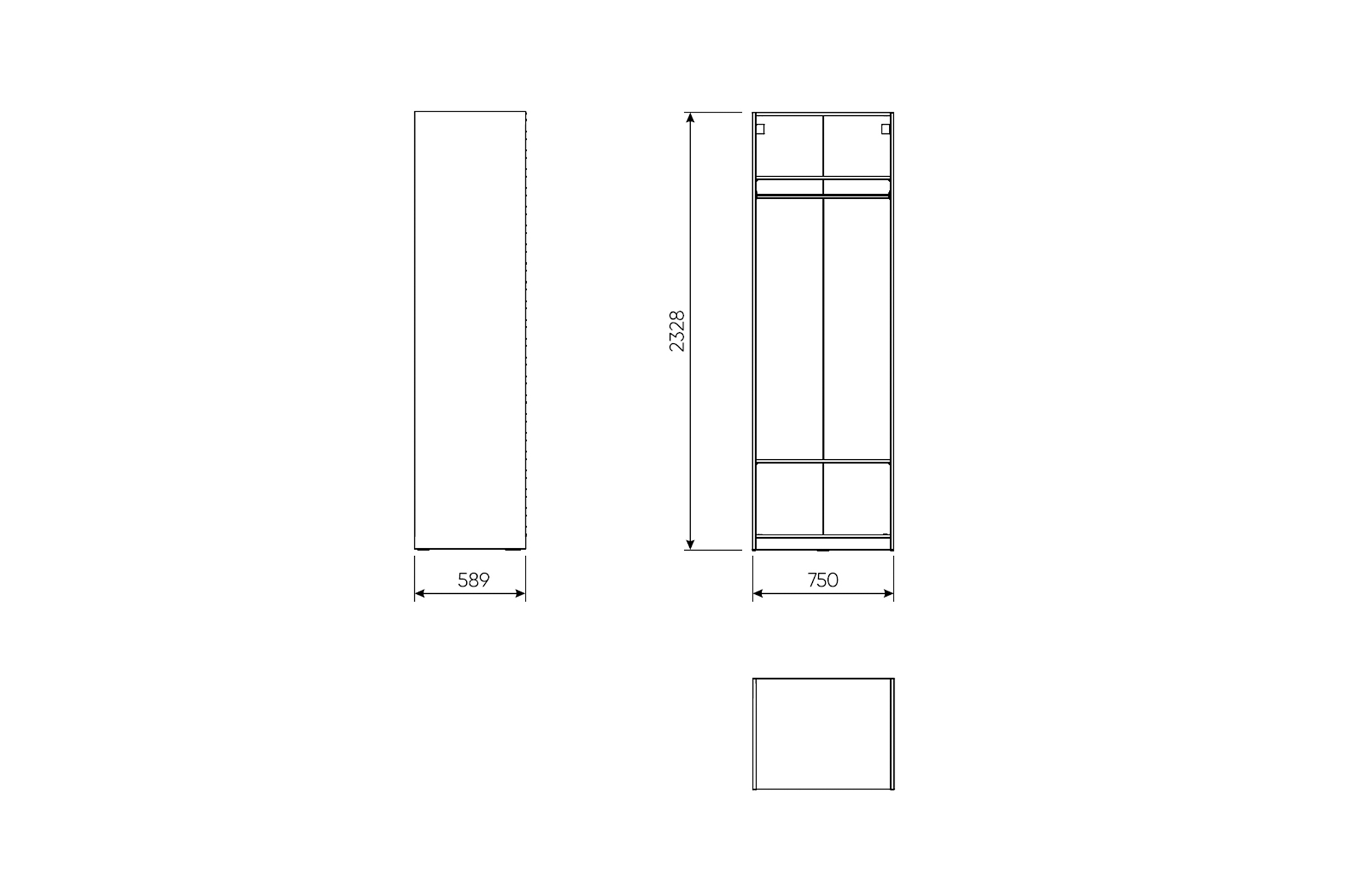 Стеллаж Макс со штангами серый