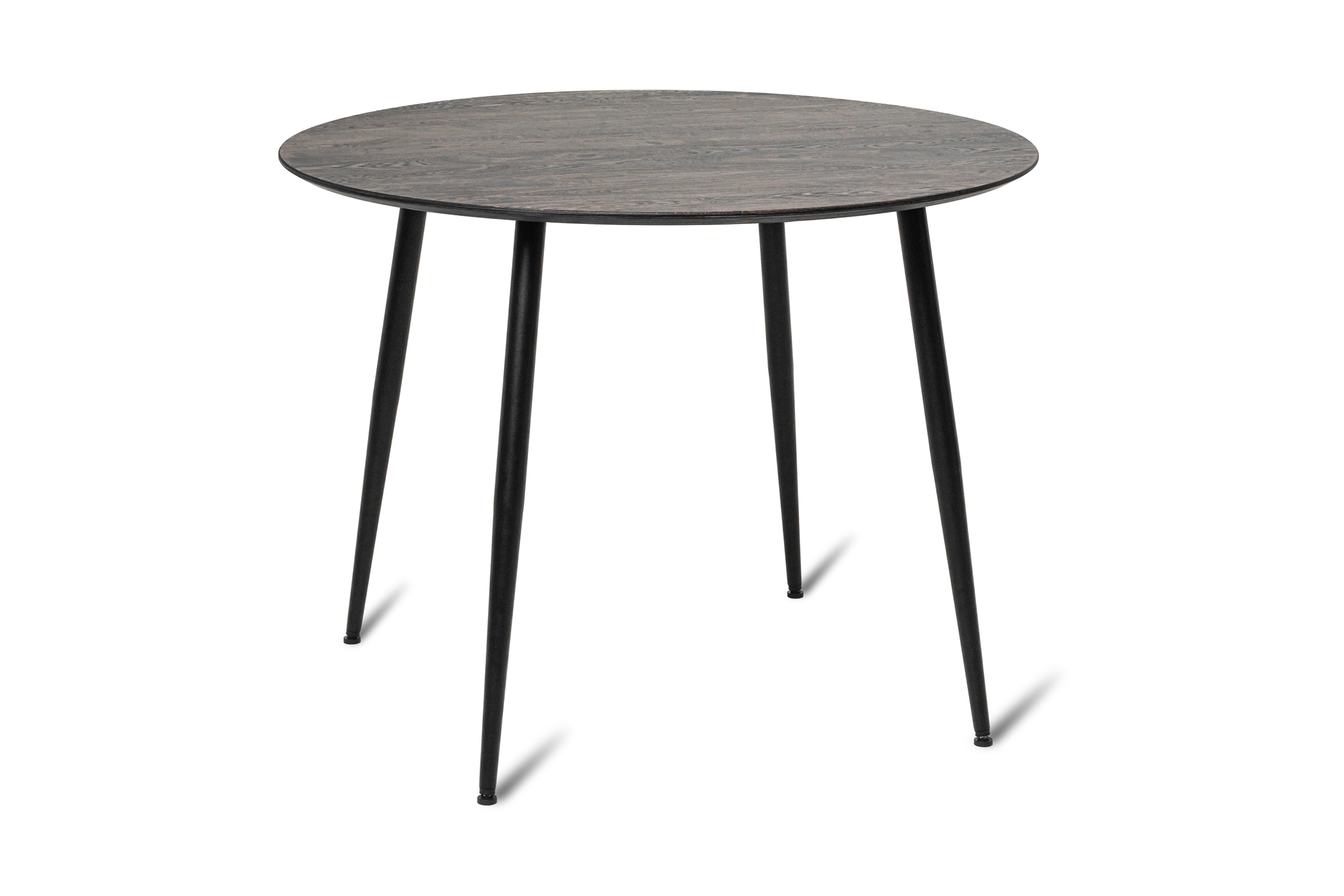 Стол обеденный Леер рустик графит / черный