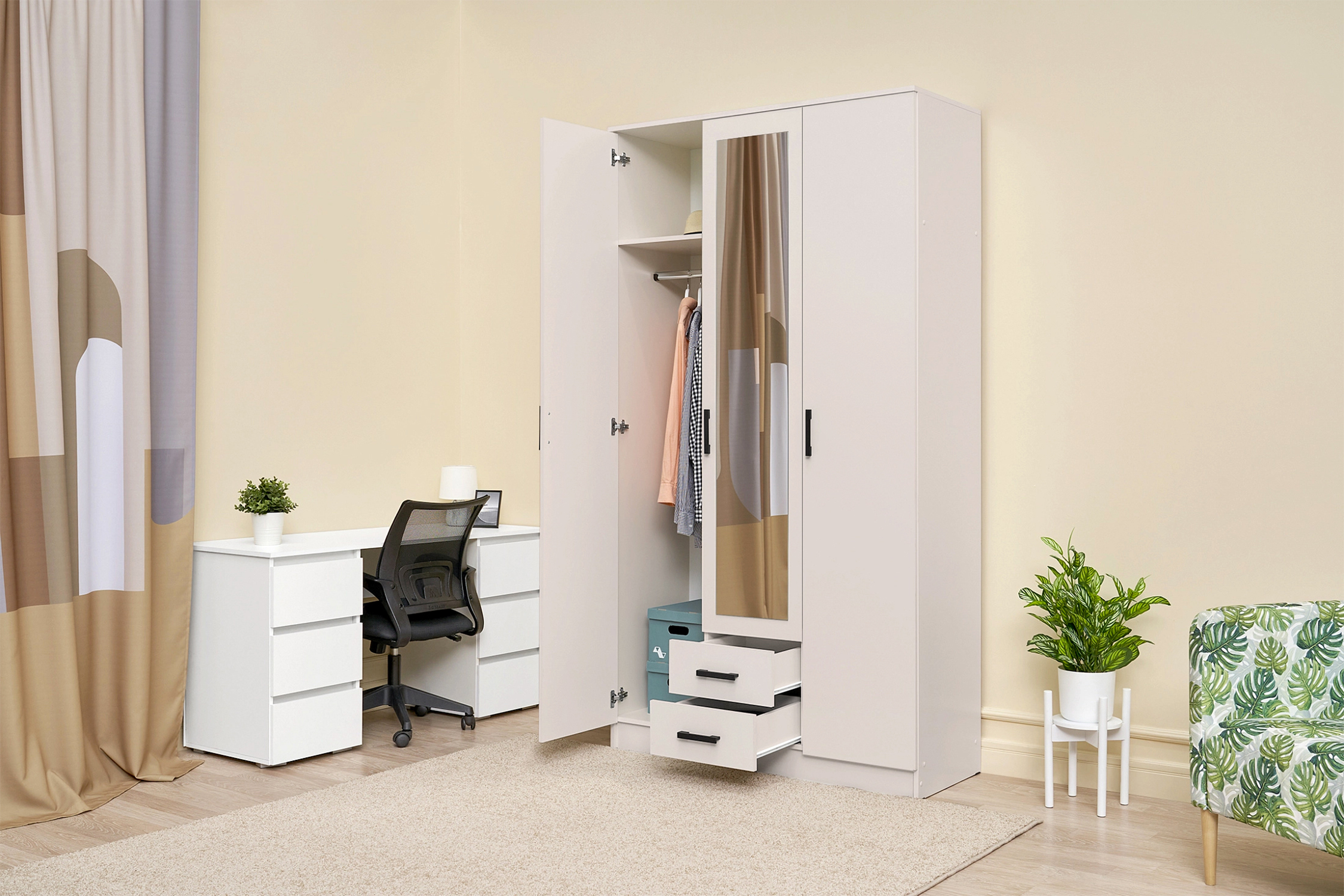 Шкаф Трио тефия