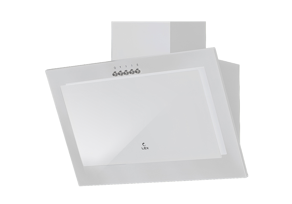 Наклонная вытяжка LEX MIO G 500 WHITE
