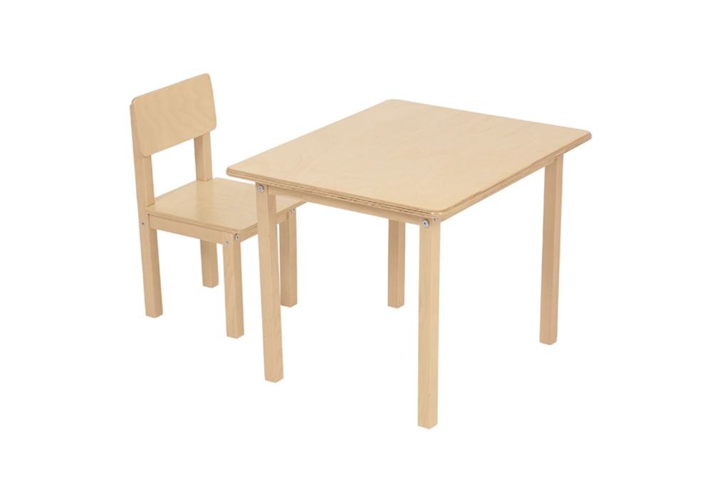 Комплект детской мебели Simple 105 / S / натуральный