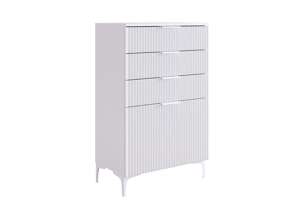 Комод Зефир белое дерево / белый