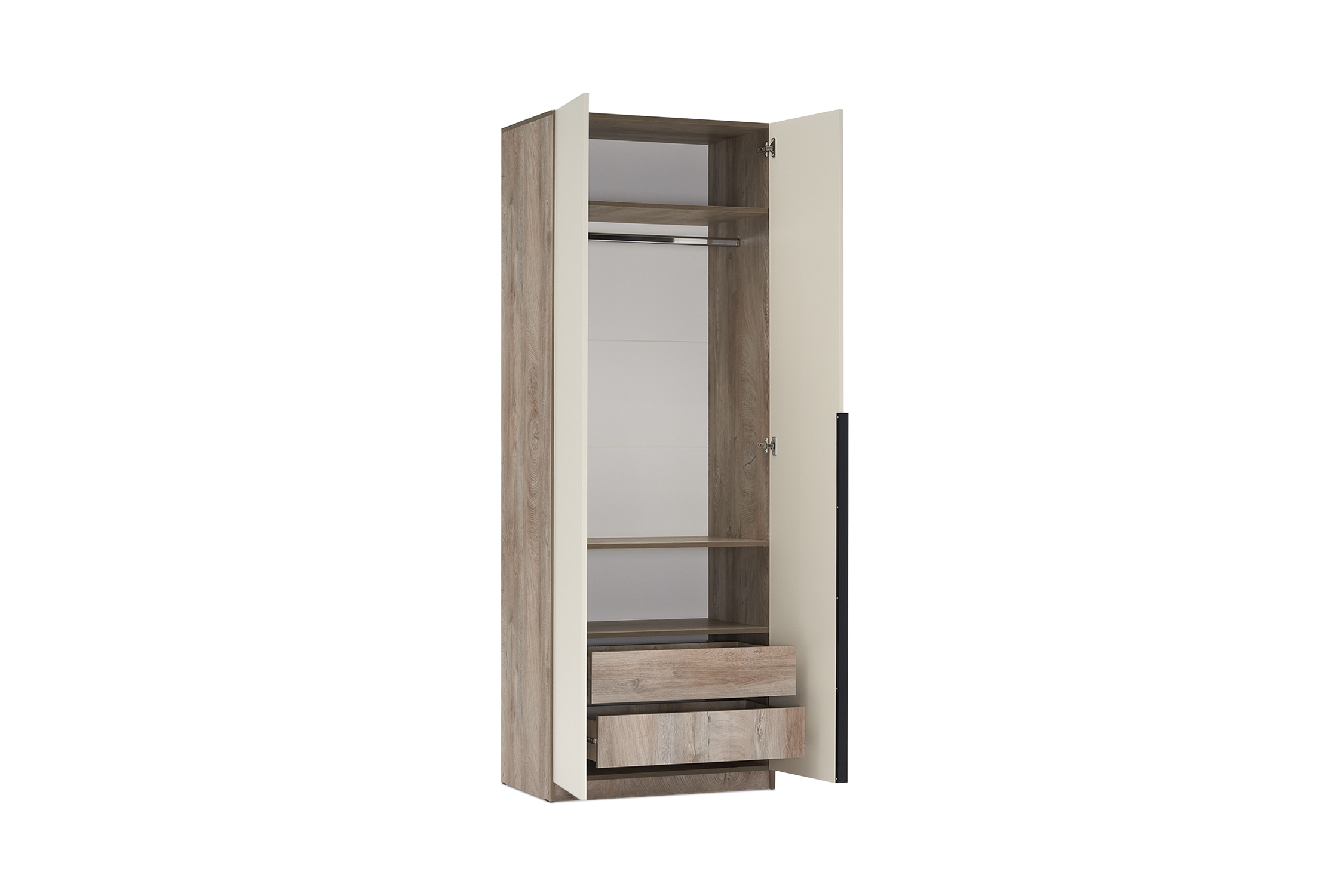 Шкаф 2-х створчатый Тивина эндгрейн / меланж
