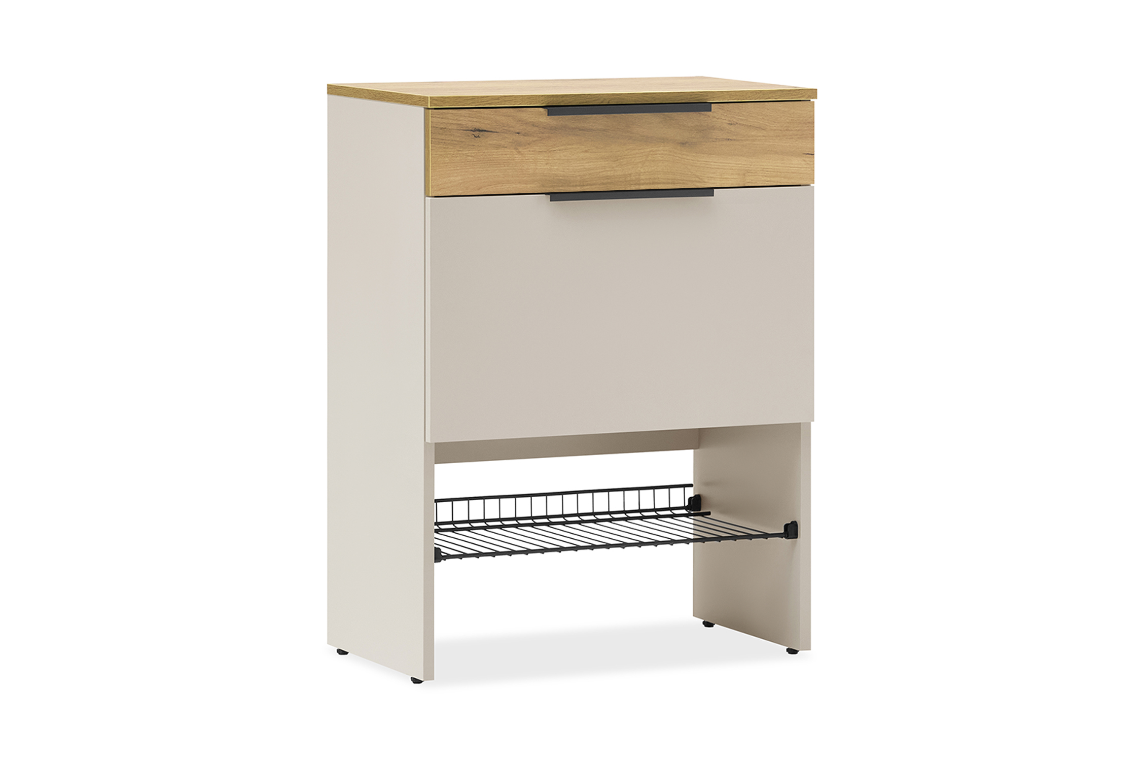 Обувница Баско кашемир / дуб крафт золотой