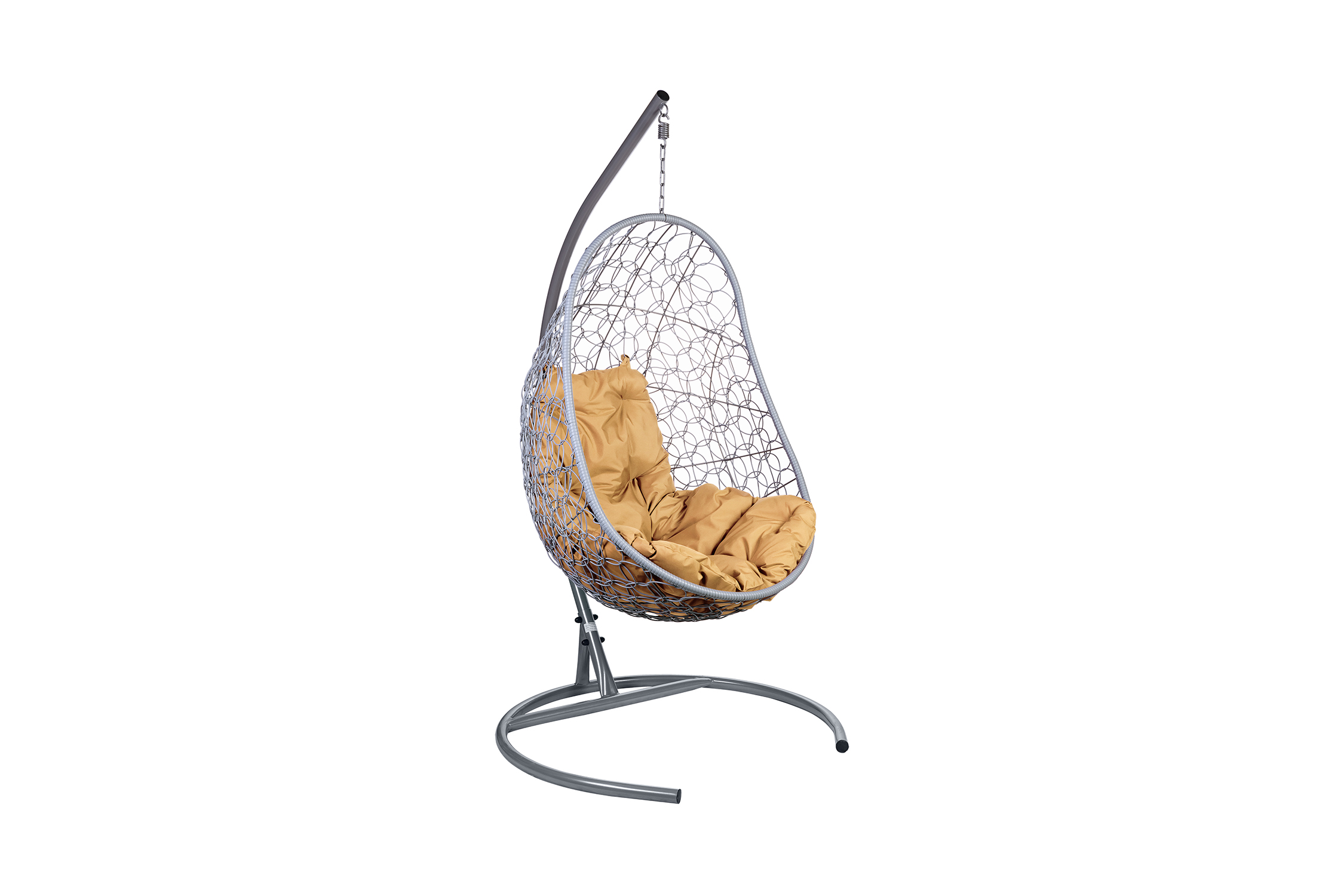 Кресло подвесное Easy серое / бежевое