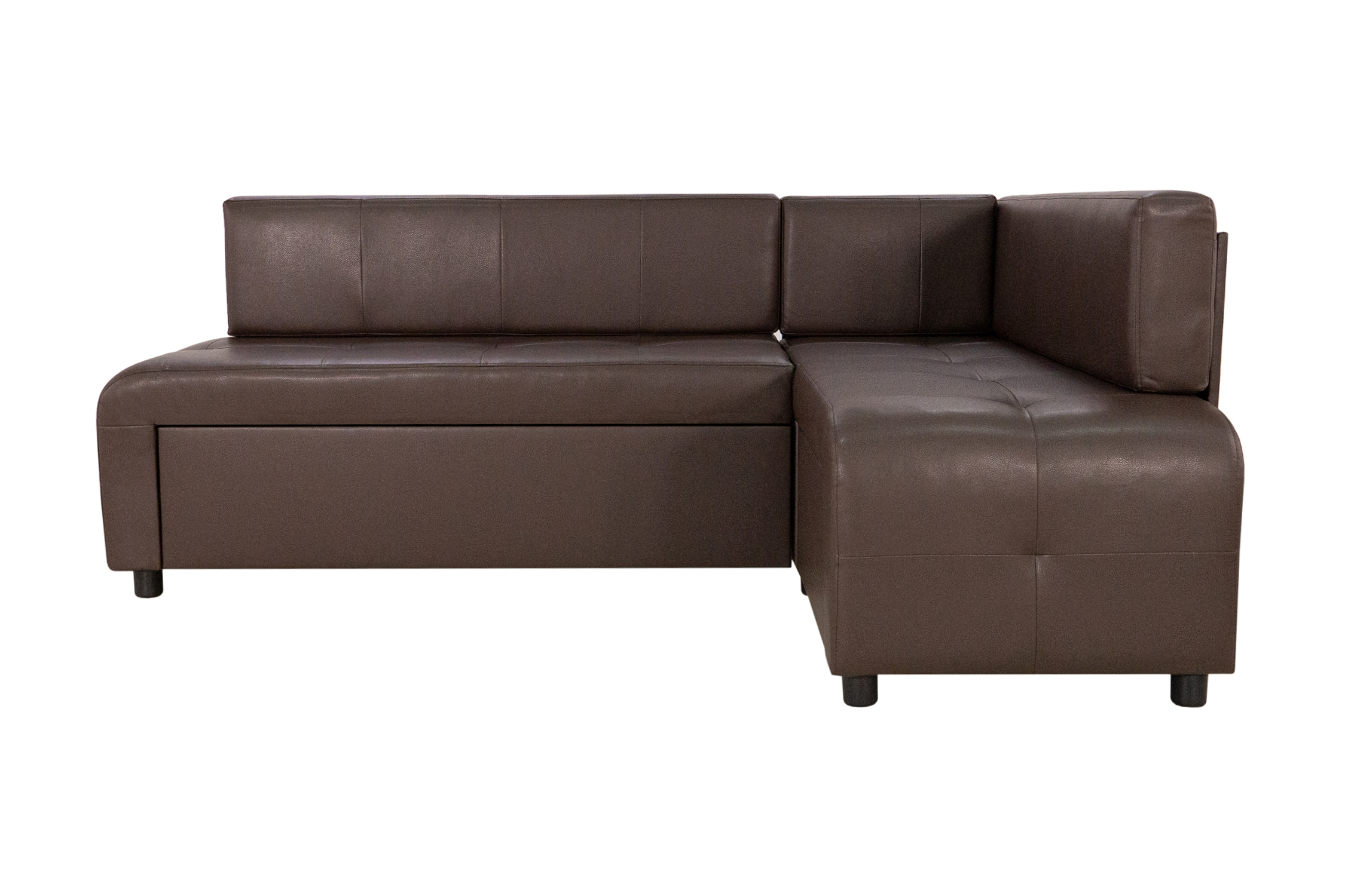 Кухонный уголок Прага темно-коричневый