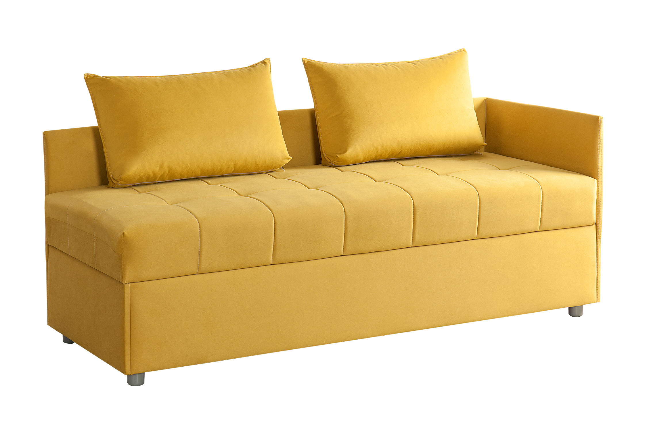 Софа желтая арт. 08-188222 с универсальным углом 70х184 см с ...