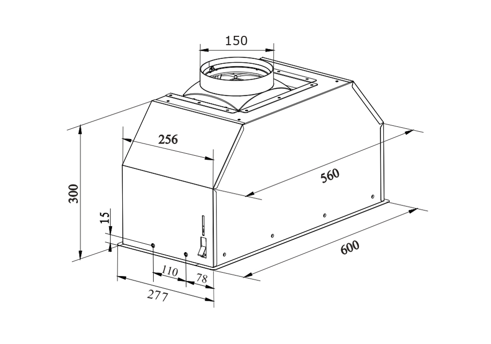 Вытяжка hansa omp6251bgh схема встраивания