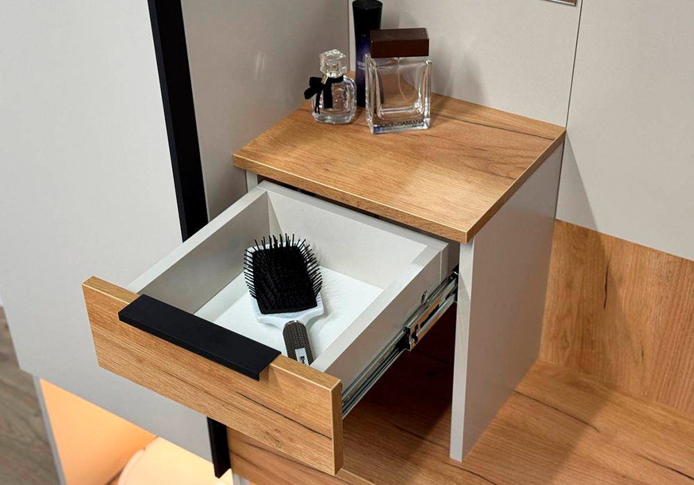 Прихожая Баско кашемир / дуб крафт золотой