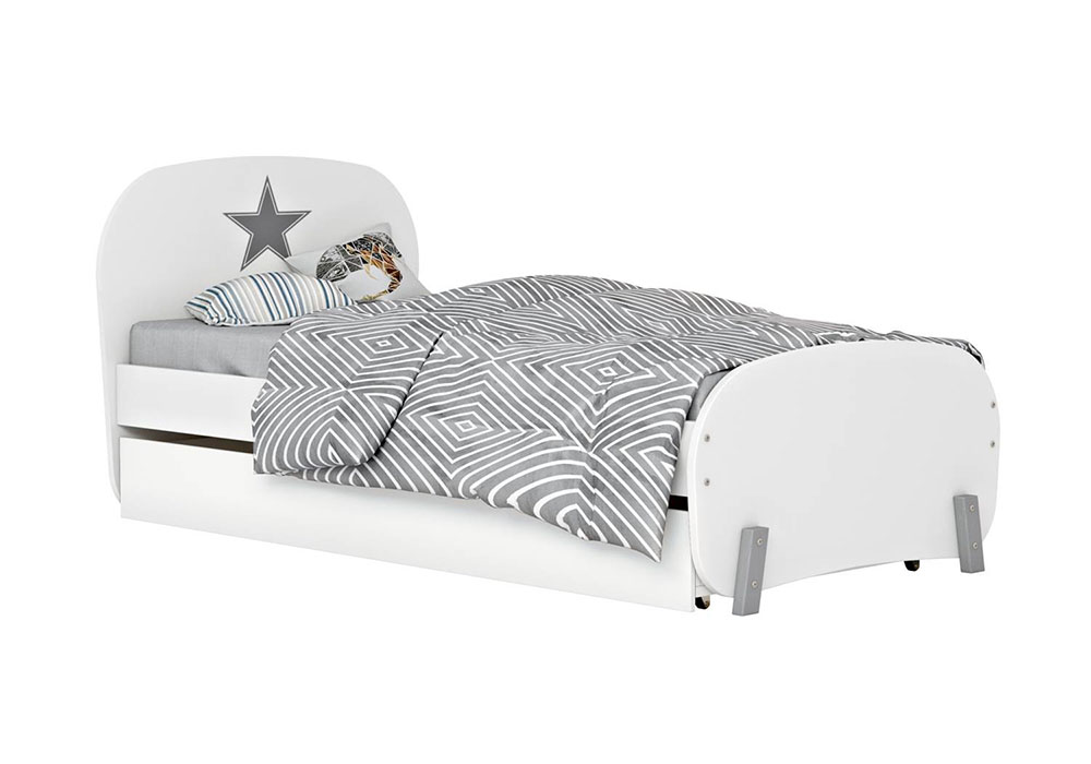 Ящик для кровати детской Polini kids Mirum 1910 белый