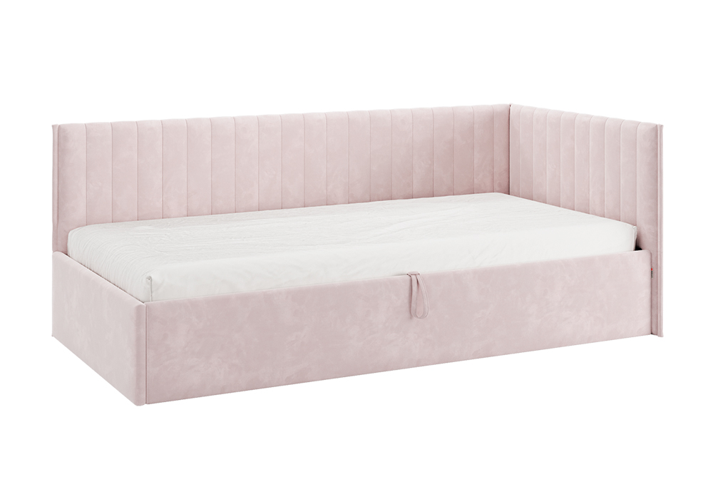 Тахта Твикс велюр нежно-розовый