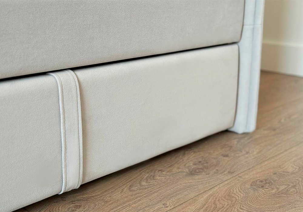 Тахта с ящиками Твикс велюр галька