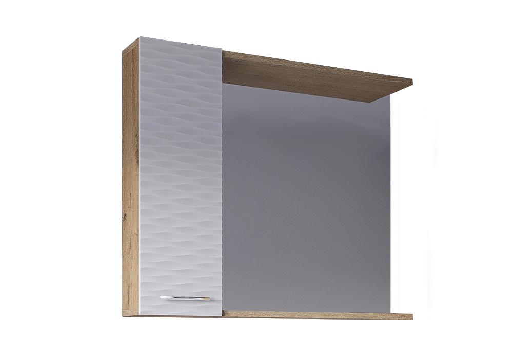 Зеркало-шкаф Ундина 70 белое / бунратти