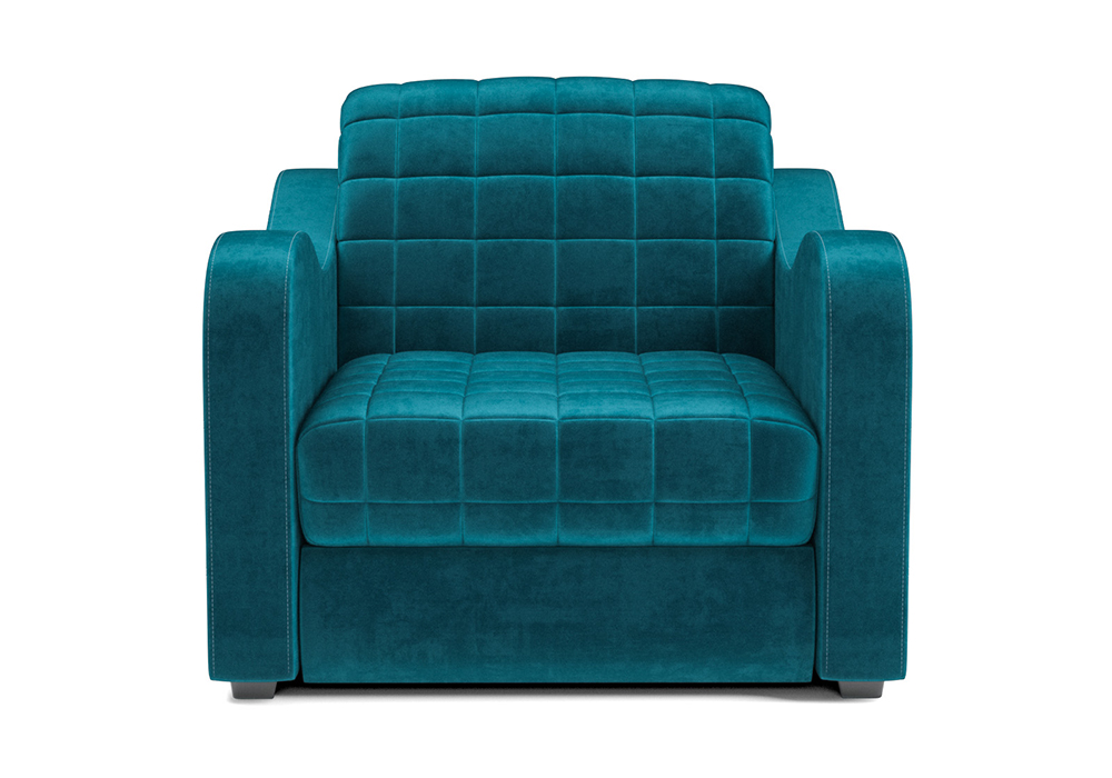 Кресло аккордеон Барон №4 бархат бирюзовый