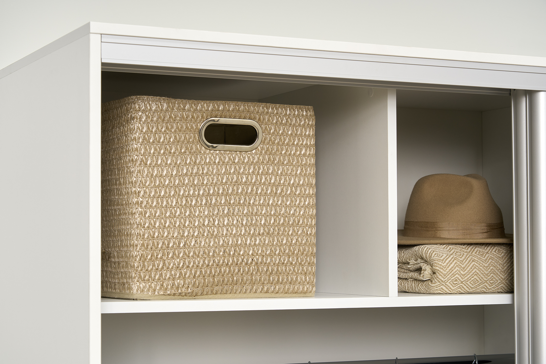 Шкаф-купе двухдверный Арго белый