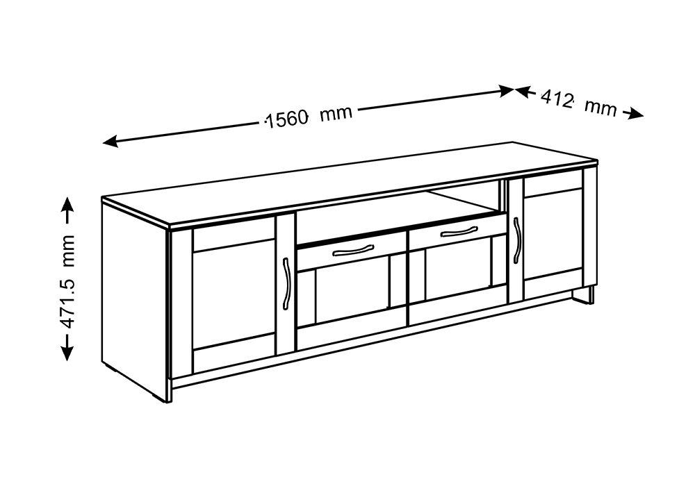 ТВ-тумба Сириус сонома
