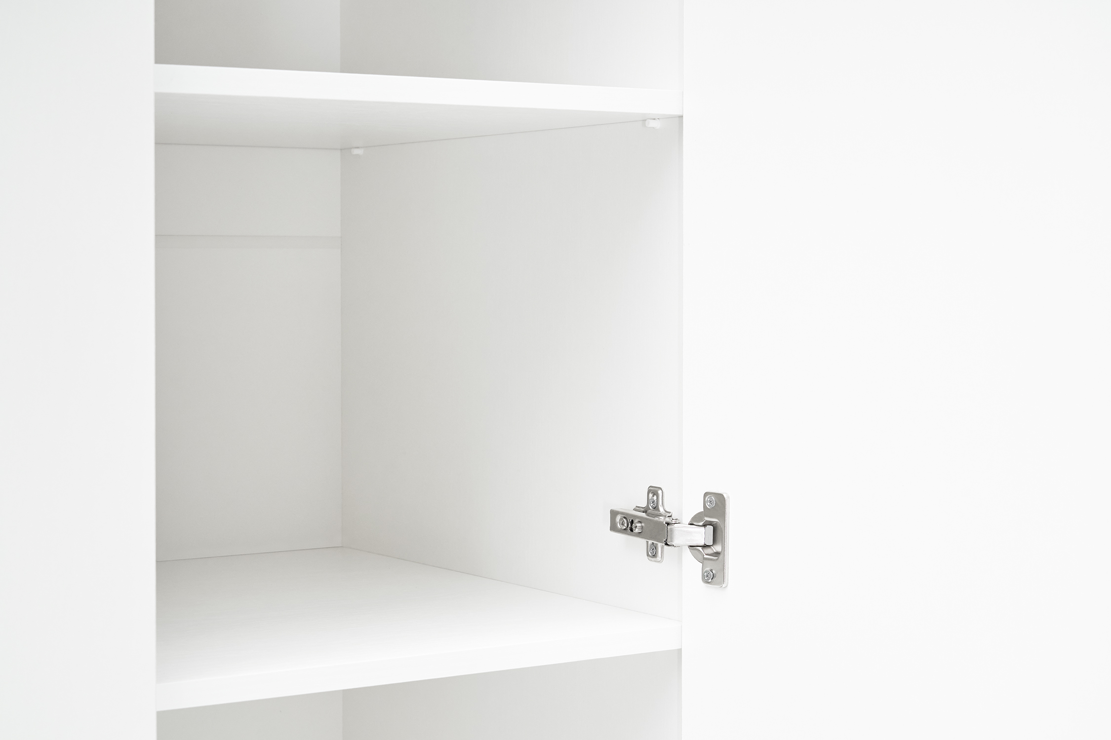 Шкаф 2-х створчатый Тивина белый текстурный