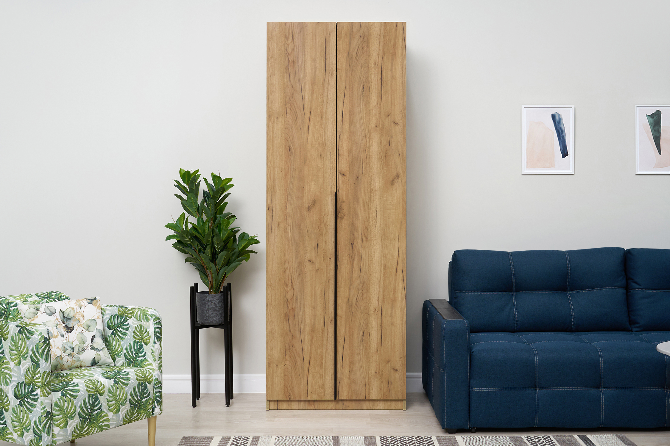 Шкаф 2-х створчатый Тивина дуб золотой