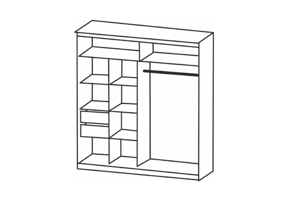 Шкаф купе элегант схема сборки