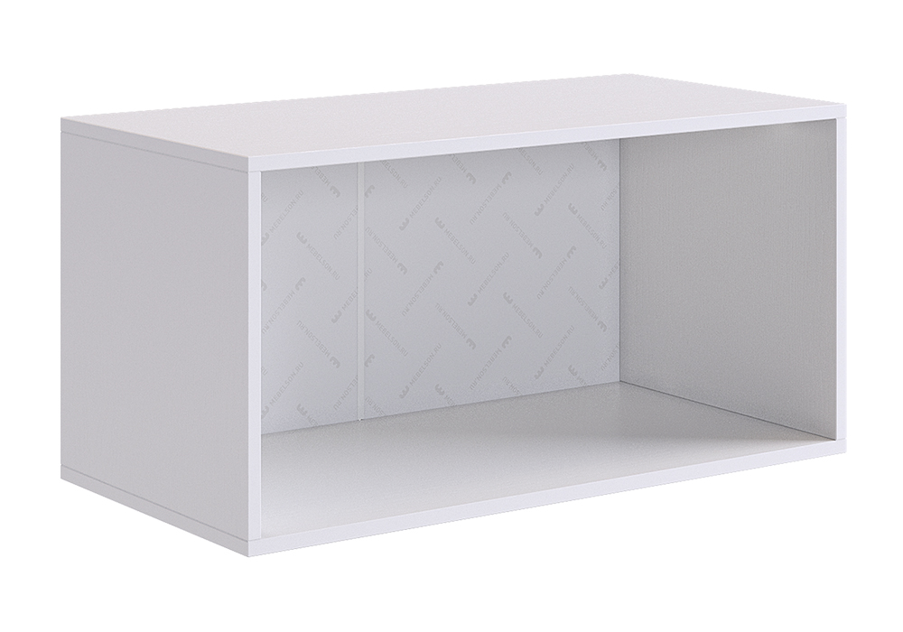 Антресоль двухдверная Зефир 118.01 белое дерево / серый