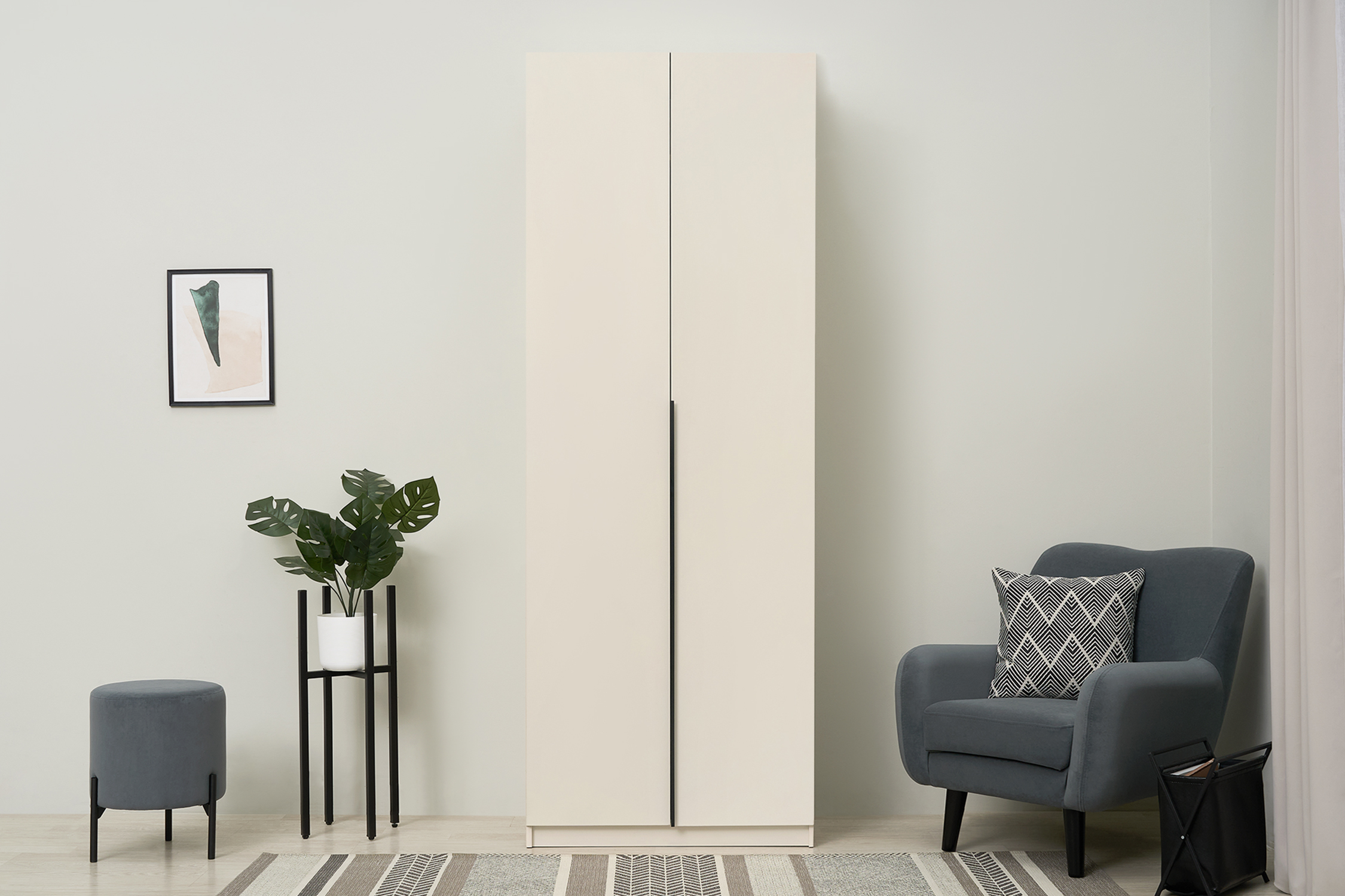 Шкаф 2-х створчатый Тивина меланж