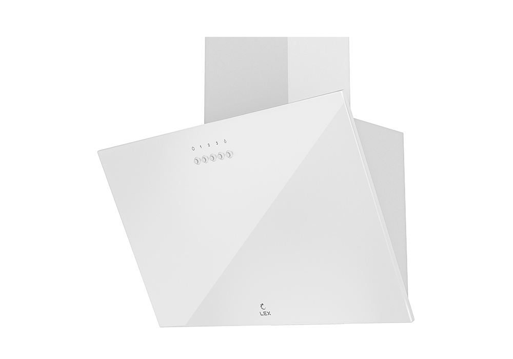 Наклонная вытяжка LEX MOZA 600 WHITE