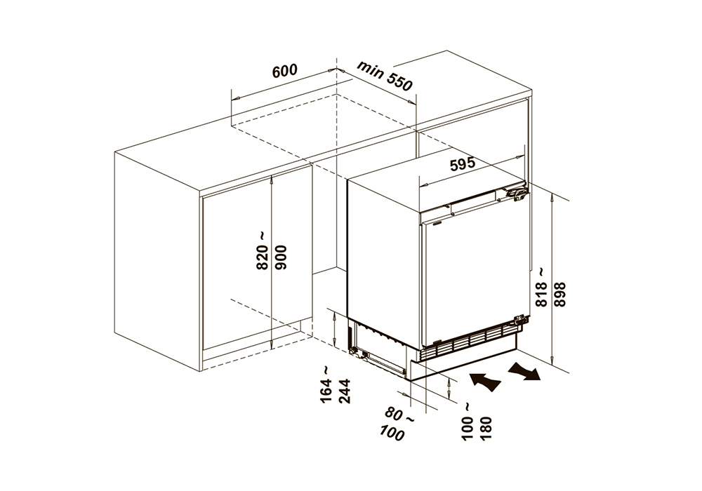 Холодильник LEX RBI 103 DF