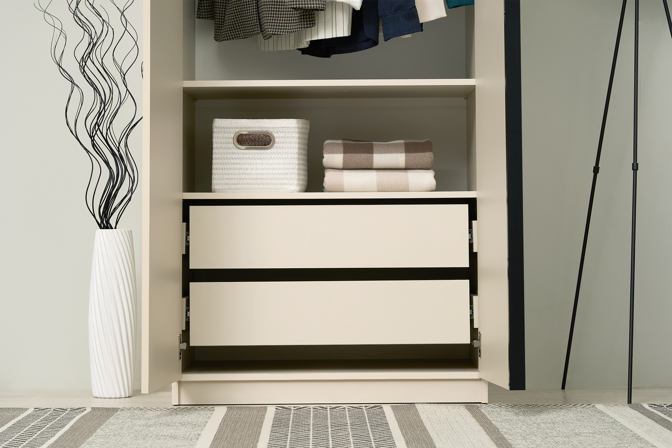 Шкаф 2-х створчатый Тивина меланж