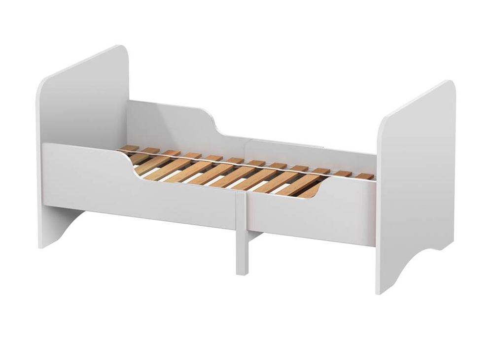 Кровать детская раздвижная Polini kids Fun 3200 белый