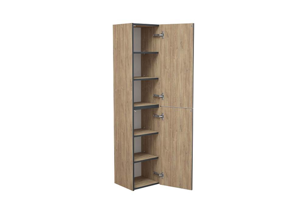 Шкаф-пенал подвесной Форест 35 коричневый