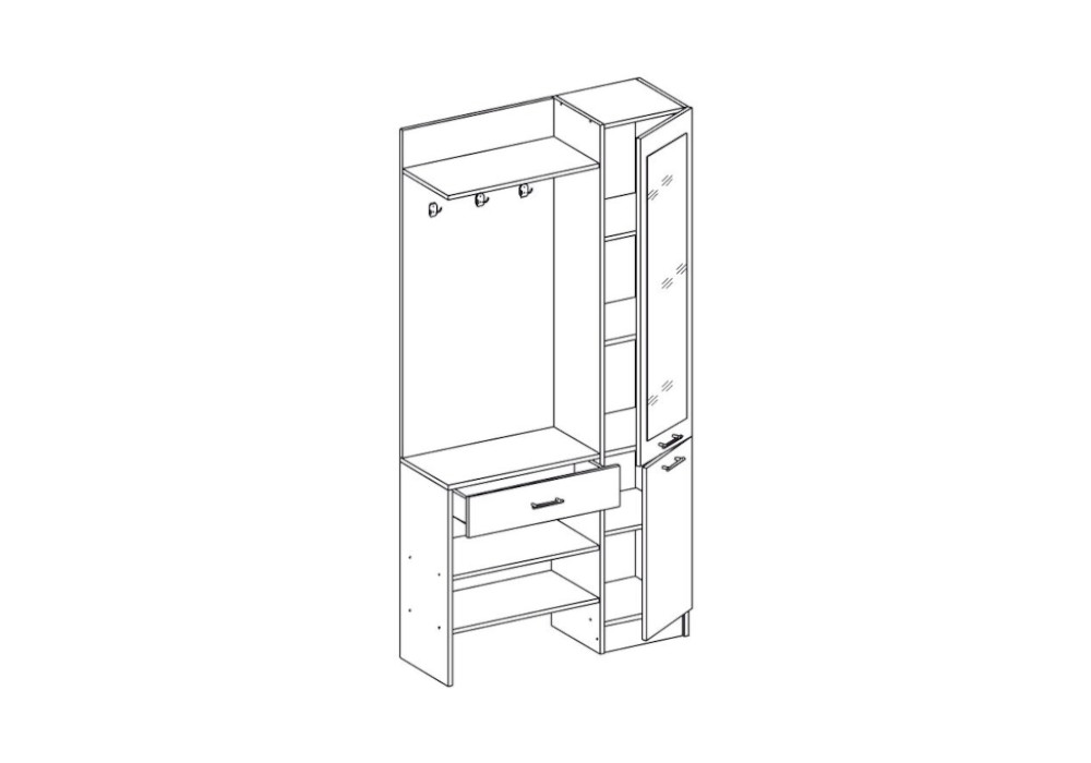 Прихожая 01. Шкаф комбинированный Виола 1 Олмеко. Прихожая Виола-2 Олмеко. Прихожая Виола-1 Олмеко. Прихожая Селена Олмеко.