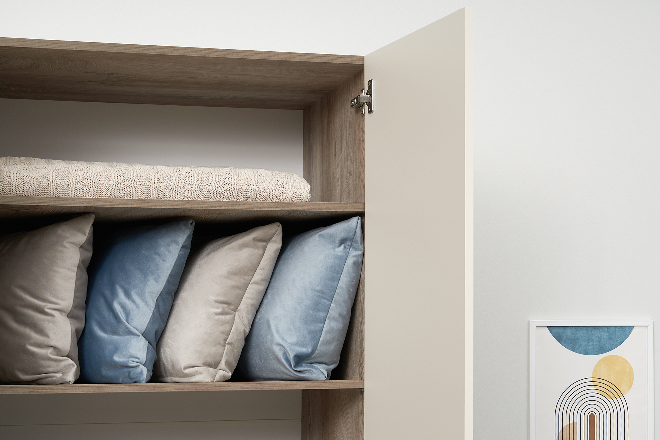 Шкаф 2-х створчатый Тивина эндгрейн / меланж