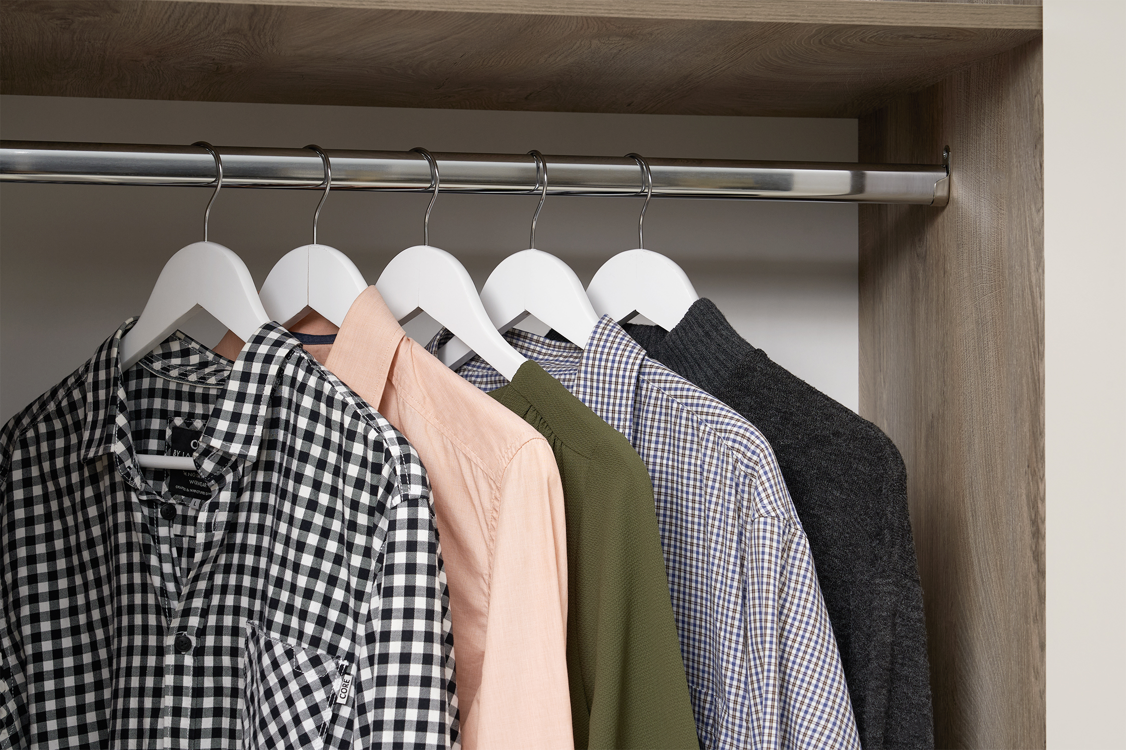 Шкаф 2-х створчатый Тивина эндгрейн / меланж