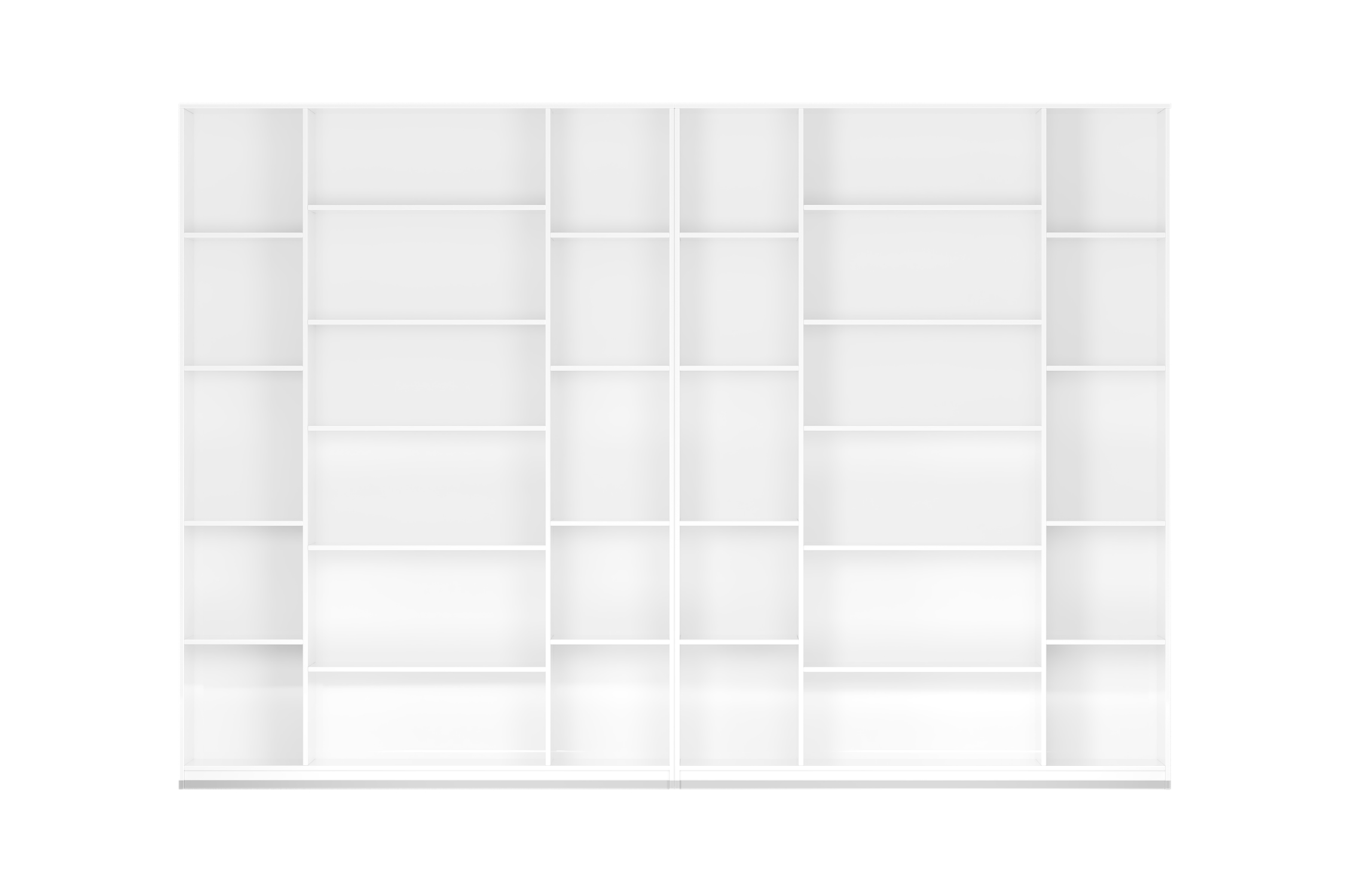 Комплект шкафов Тивина 3.2 м белый текстурный