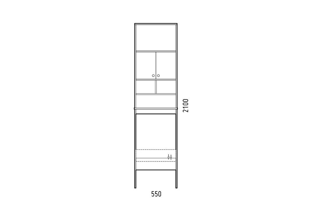 Шкаф Комфорт 55 белый