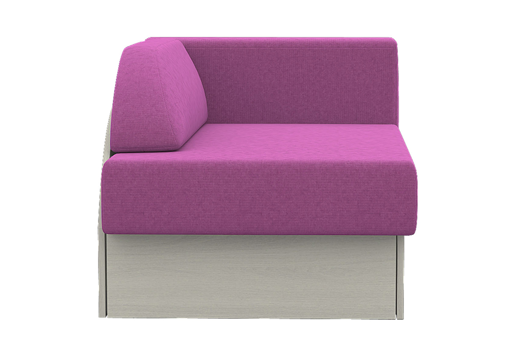 Диван еврокнижка №2 ясень шимо светлый / розовый