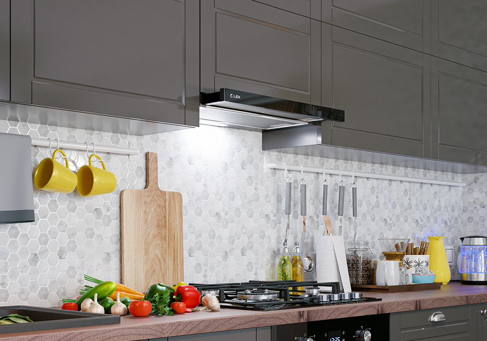 Встраиваемая вытяжка LEX HOGAN 500 BLACK