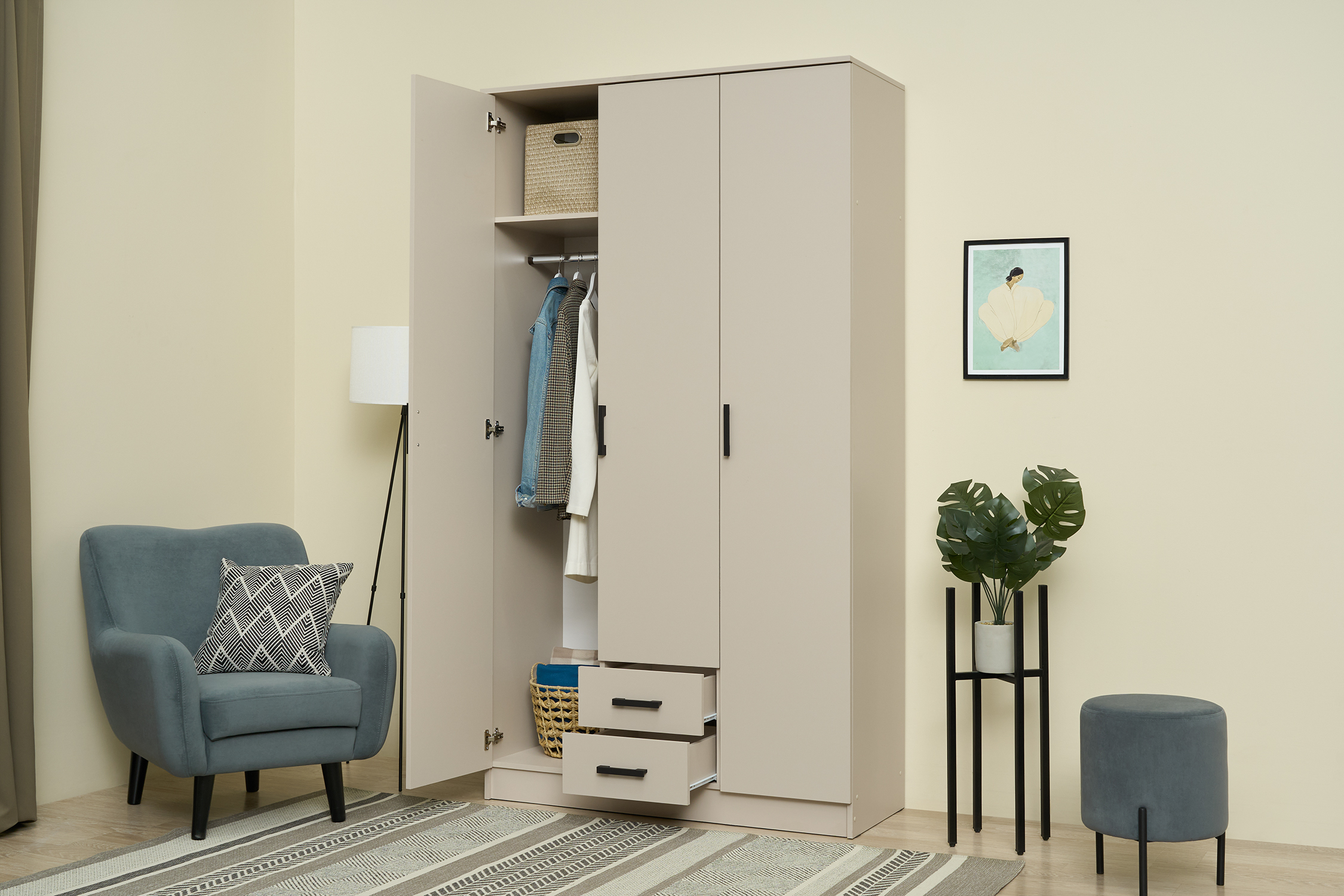 Шкаф Трио тефия