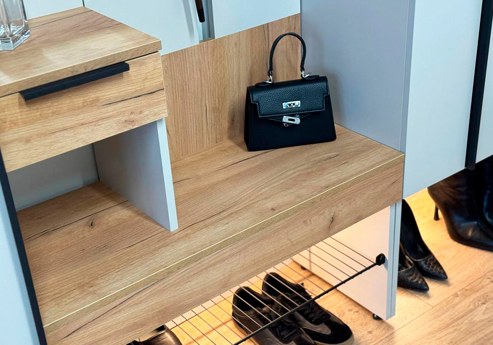 Прихожая Баско кашемир / дуб крафт золотой