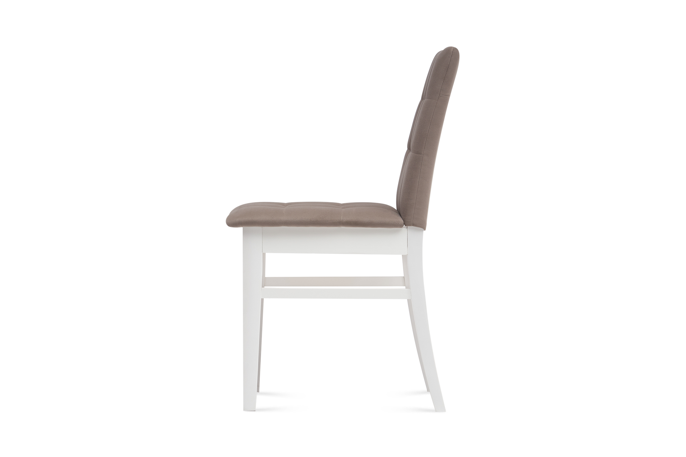 Стул мягкий Н белый / серо-бежевый