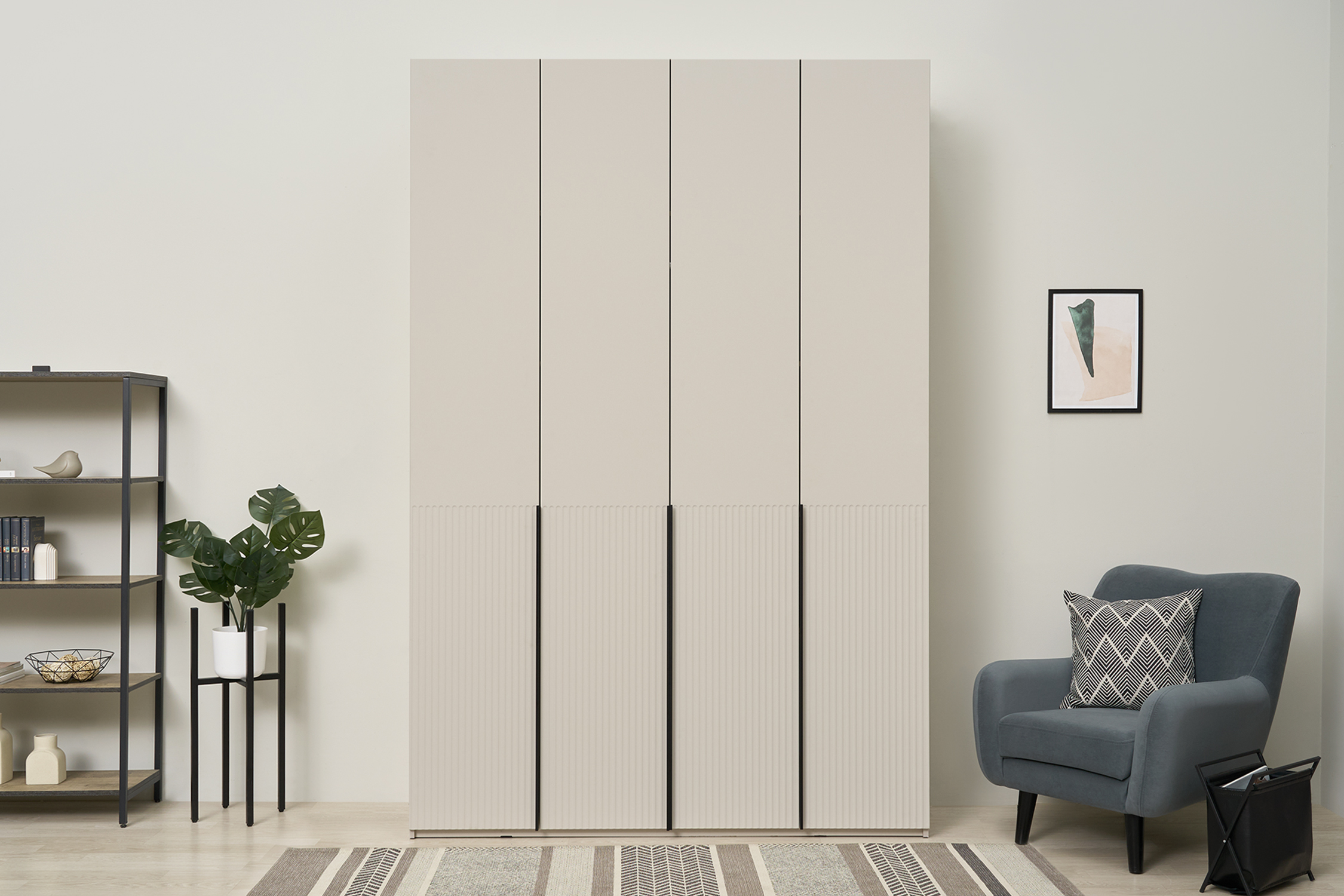 Шкаф 4-х створчатый Марвэл кашемир