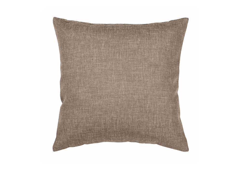 Подушка декоративная Волшебная ночь 40х40 см рогожка, светло-коричневая